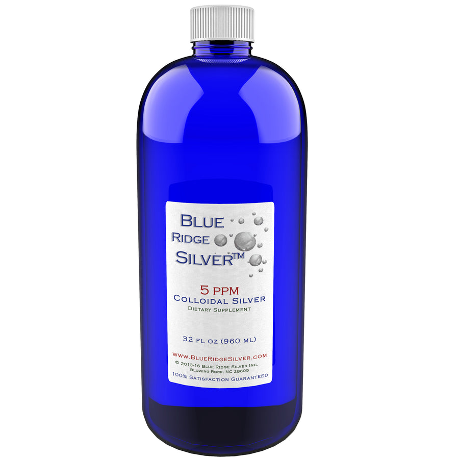 Blue Ridge Silver 5 ppm Colloidal Silver - 32 oz