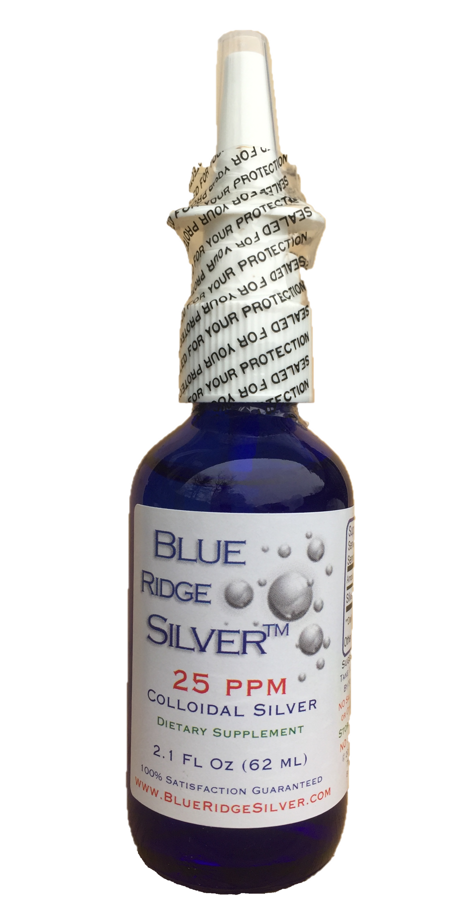 25 ppm Colloidal Silver - 2 oz Vertical Spray