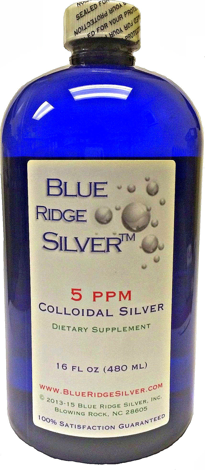 5 ppm Colloidal Silver -16 oz - Blue Ridge Silver