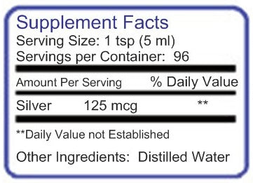 Blue Ridge Silver 25 ppm Colloidal Silver - 16 oz